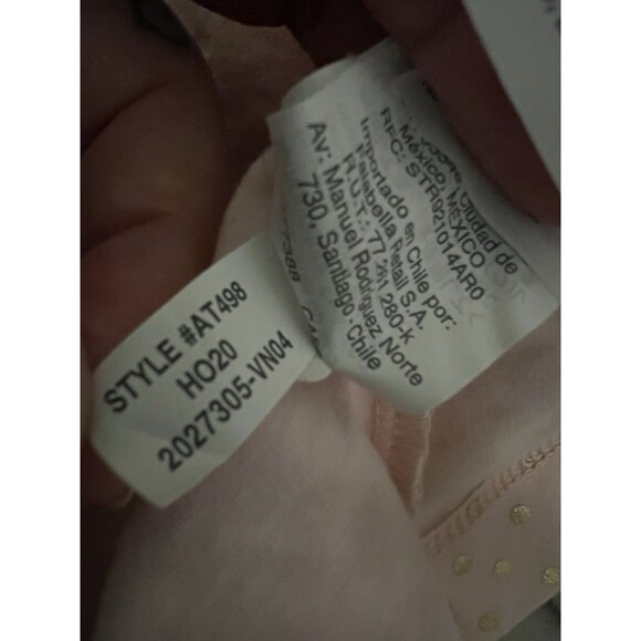 NWT Crewcuts Pink/Gold Polka Dot Turtleneck Knit Dress Girl's Size 7 - Picture 5 of 6